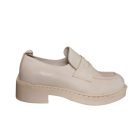 Krémszínű bőr loafer - Sacha Essentials